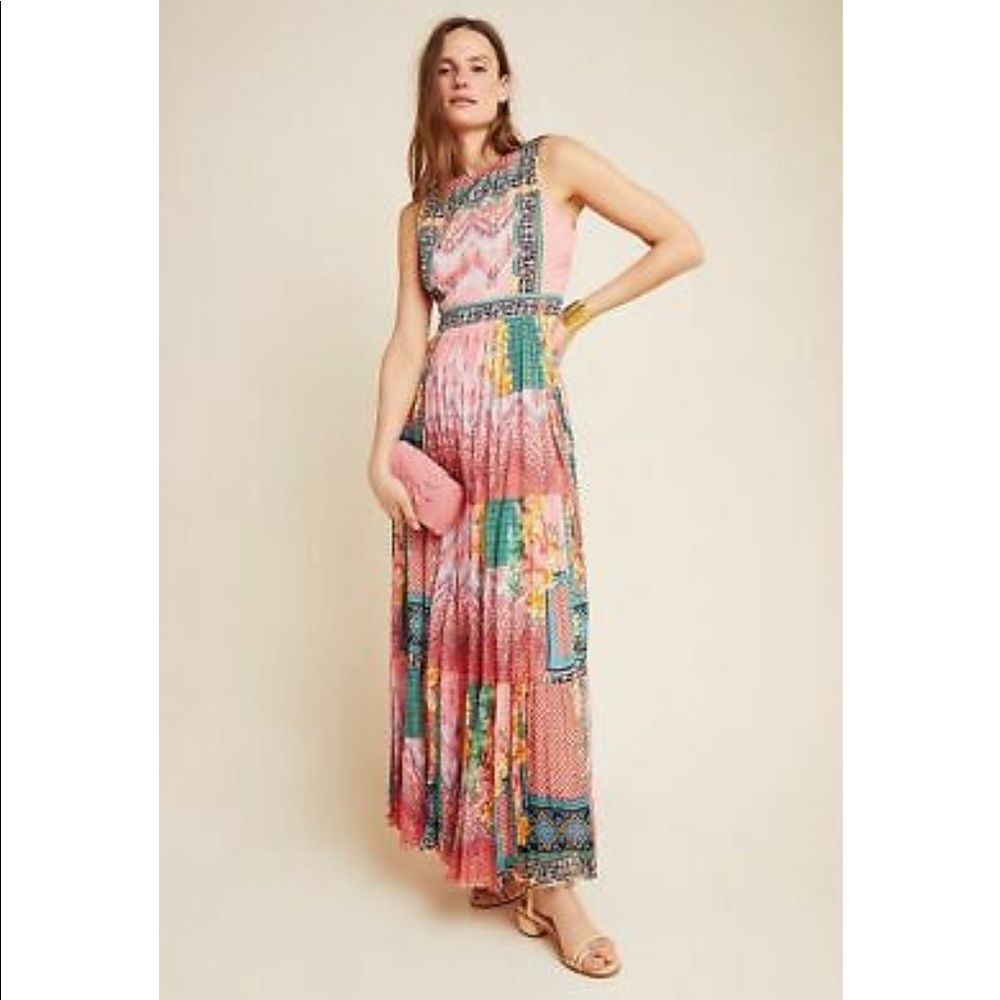 Anthropologie Alessandra Maxi Dress size 8 worn once